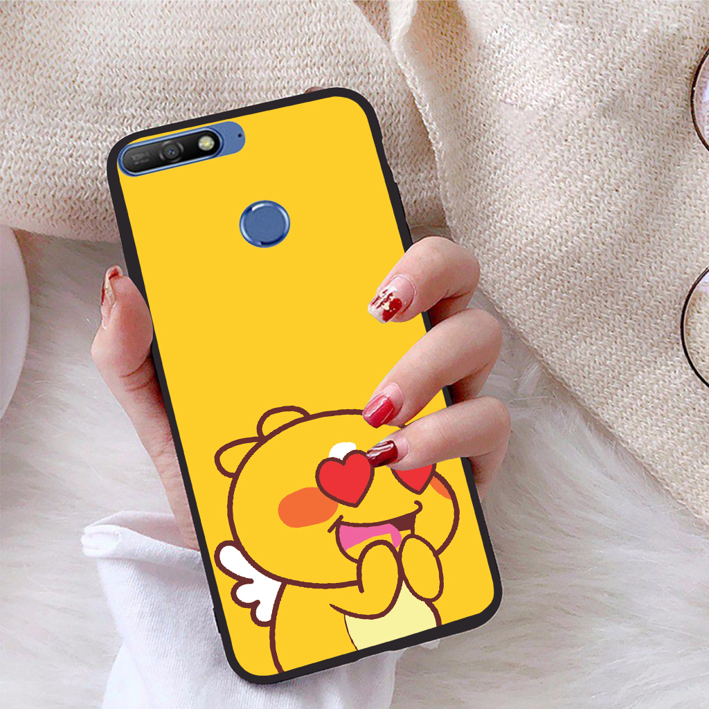 Ốp lưng dành cho Huawei Y6 Prime viền dẻo TPU Bộ Sưu Tập Khủng Long Lai Ong - Hàng chính hãng