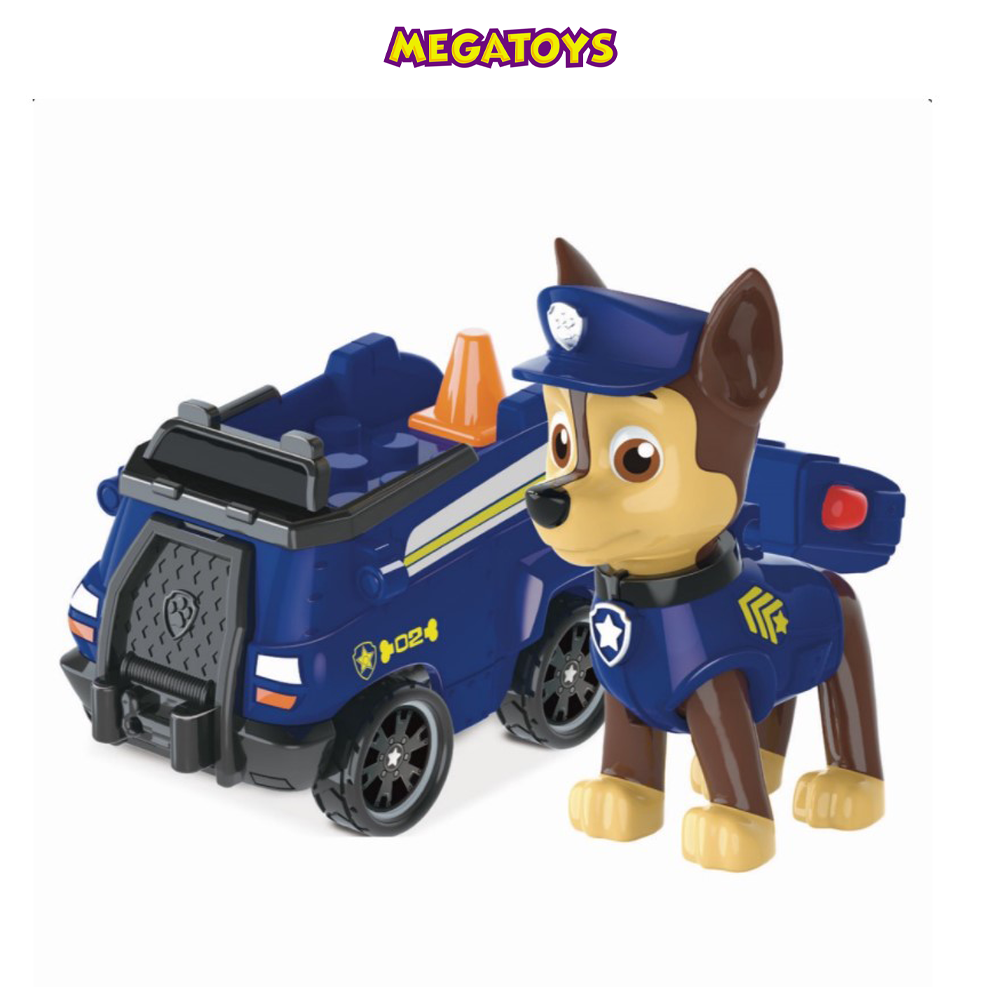 Xe mô hình biệt đội chó cứu hộ Paw Patrol - Chó đội trưởng Chase