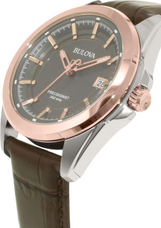 Đồng hồ nam dây da bulova 98B267