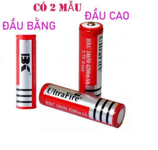 Pin sạc 3.7V 18650 5000mAh cho sạc dự phòng, đèn pin, đồ chơi