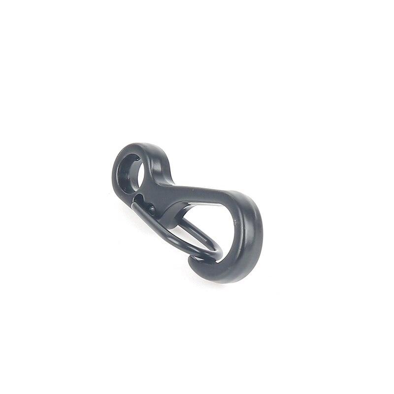 Outdoor Carabineer & Quickdraw & Keychain Aluminum Alloy Survival Buckle Locking Carabiner 10pcs/lot Spring Backpack Clasps EDC