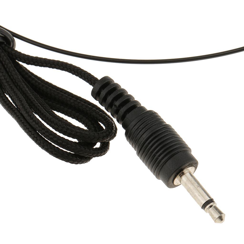 17X Mono Double Ear Hook Vacuum Tube Megaphones Microphone 3.5mm Straight Angle