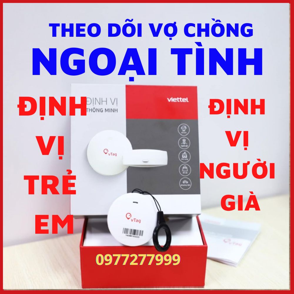 [CHÍNH HÃNG] Theo Dõi ,ĐỊNH VỊ THÔNG MINH VTAG Viettel Giám Sát mọi Thứ