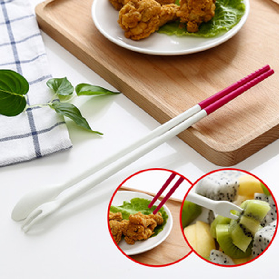 Bộ 2 đôi đũa nấu ăn chống nóng 3 in 1 tiện lợi - Hàng nội địa Nhật