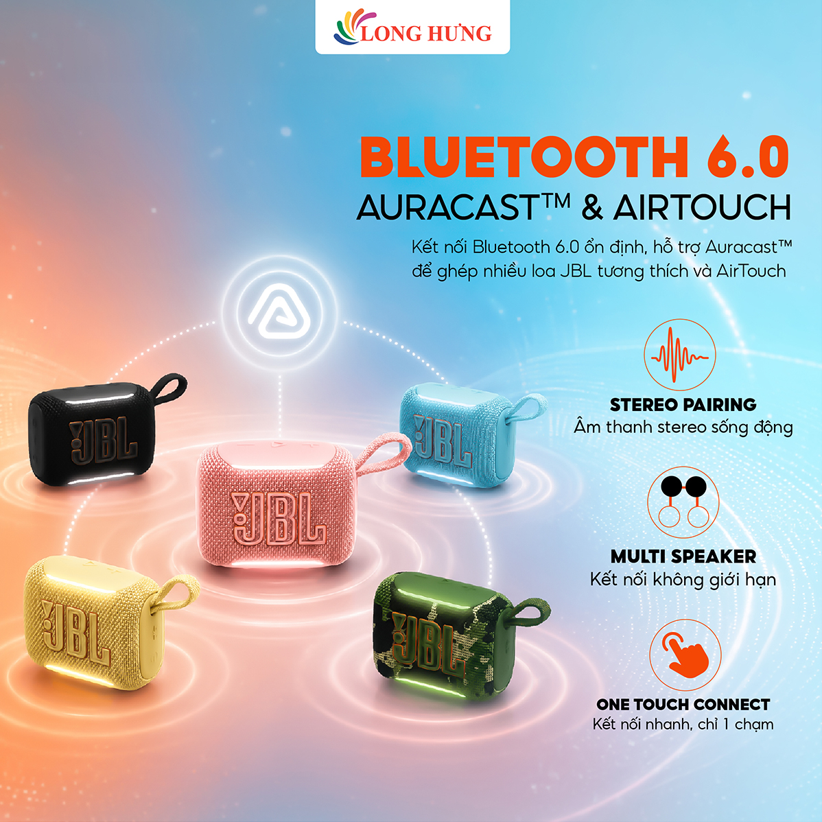 Loa Bluetooth JBL Go 5 JBLGO5 - Hàng chính hãng