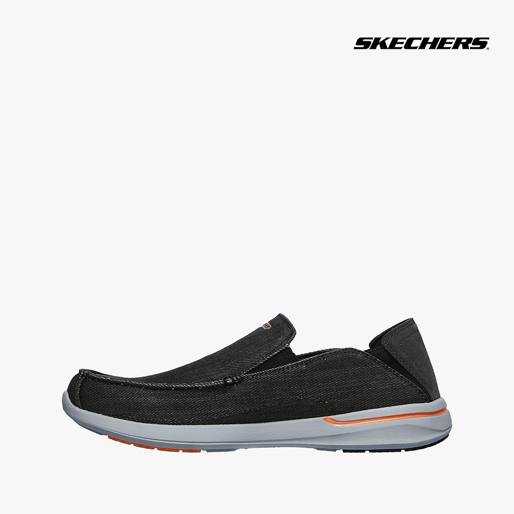 SKECHERS - Giày slip on nam Usa Elent 204085-BLK