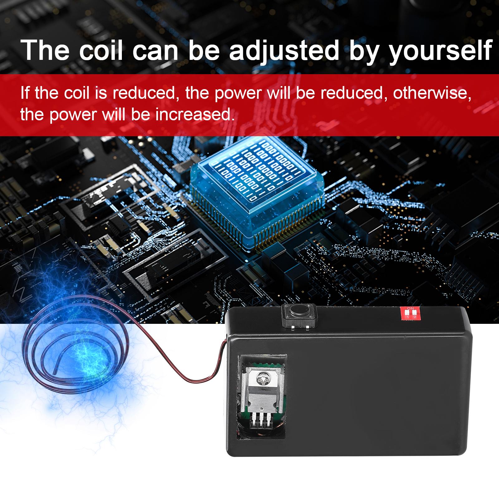 Multifunctional High Frequency EMP Generator Electromagnetic Pulse Generator Fingerprint Lock Detector LightBulb Detector