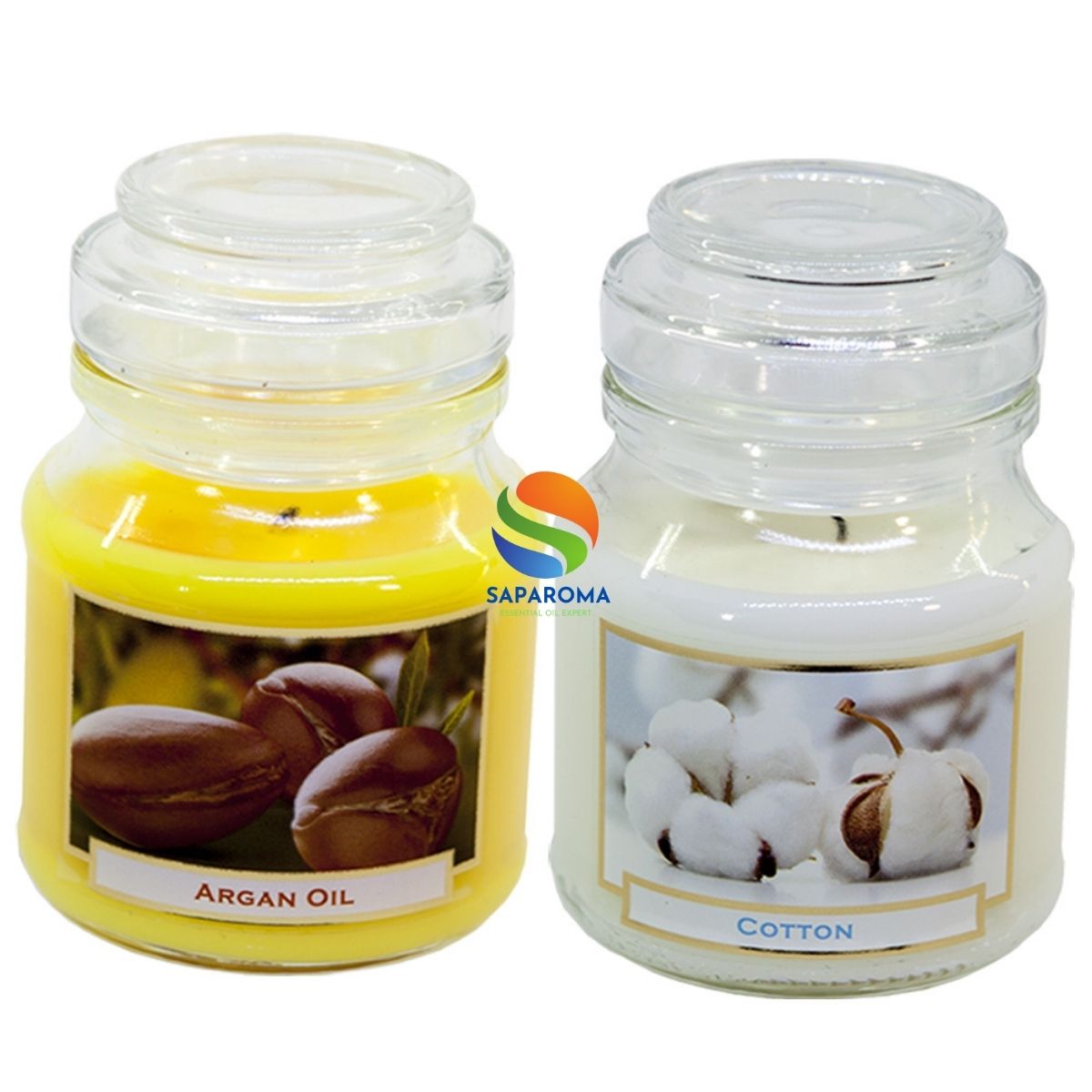 Combo 2 hũ nến thơm tinh dầu Bartek Wellness &amp; Beauty 130g - hương hoa bông, nến trang trí, thơm phòng, thư giãn, Hỗ trợ khử mùi