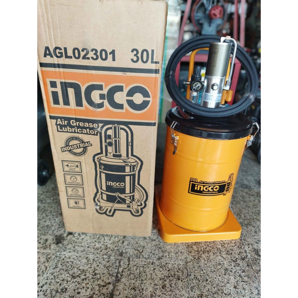 MÁY BÔI TRƠN DẦU MỠ 400BAR 30L INGCO AGL02301 - HÀNG CHÍNH HÃNG