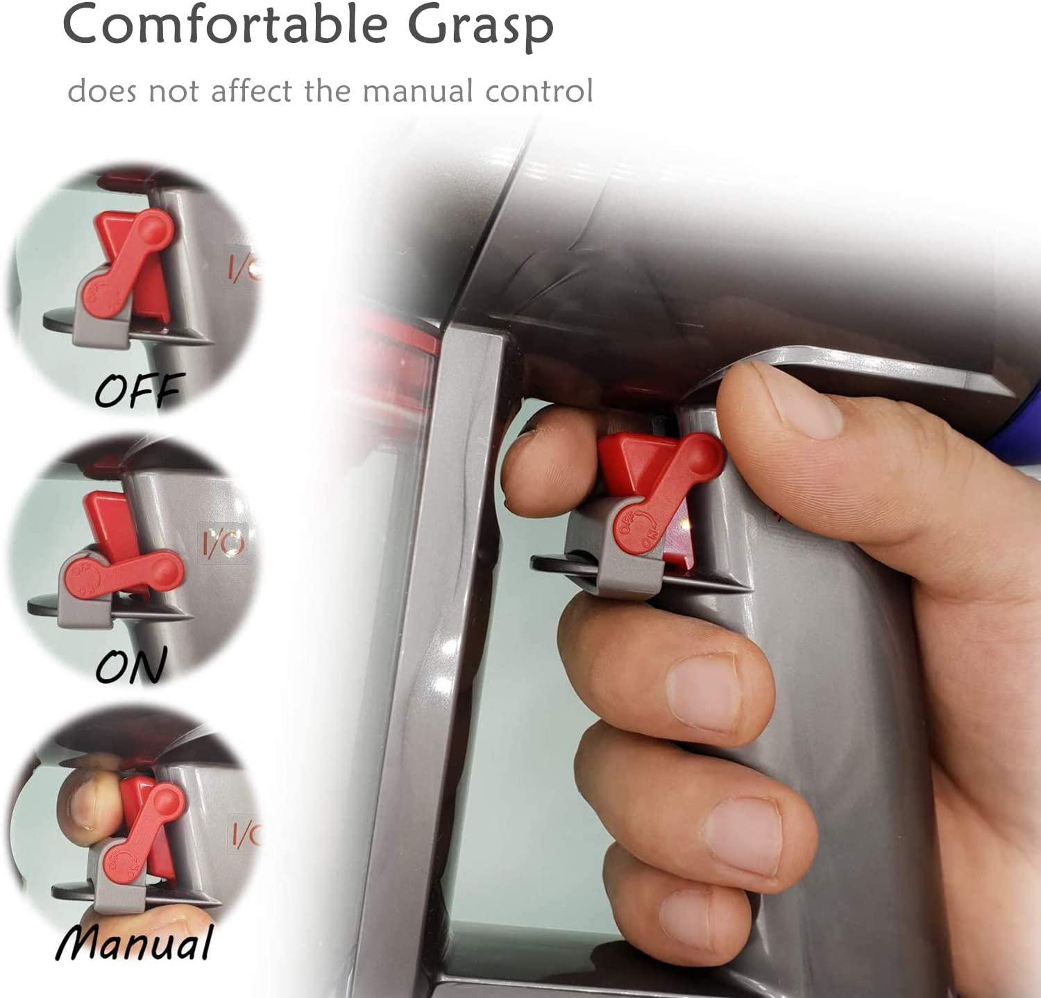 Nút bật/tắt tương thích với V15 V6 V8 V7 V10 V11 Absolute/Animal/Motorhead Máy hút bụi, trạng thái bật/tắt của nút nguồn khóa