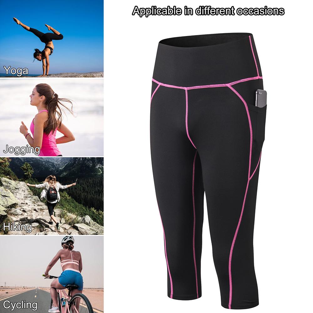Quần legging lưng cao, có túi, nhanh khô dành cho nữ tập thể dục, yoga, gym