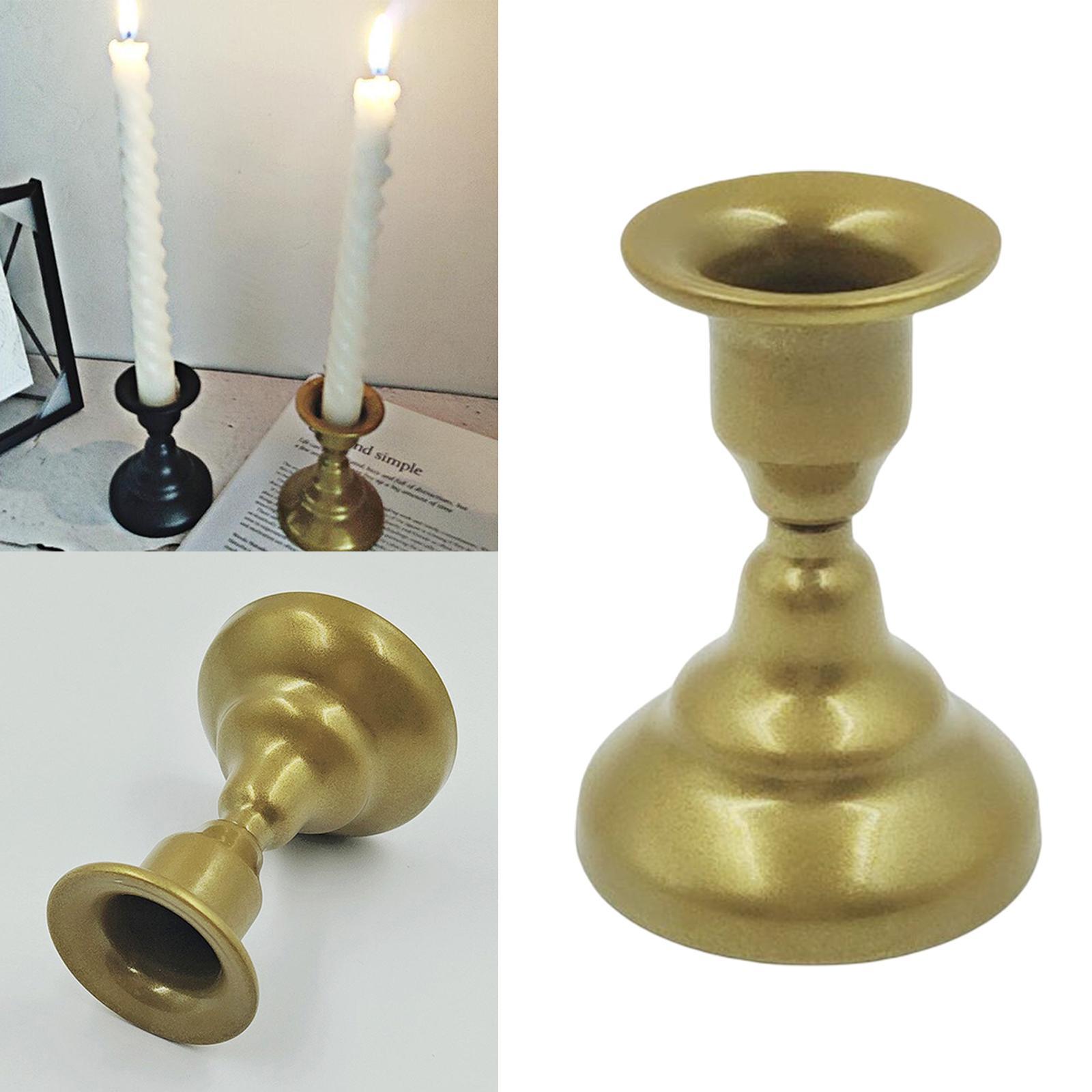 Iron Taper Candle Holder, Decorative Candle Stand, Candlestick Holder for Wedding, Dinning, Party Decor