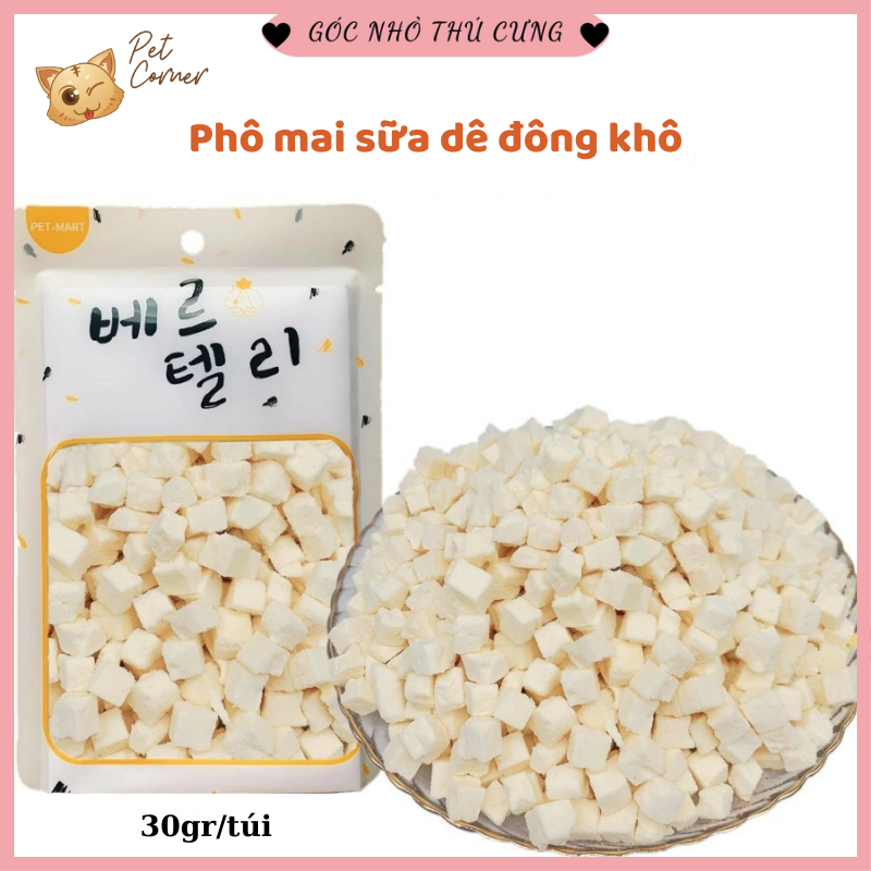Bánh thưởng phô mai béo ngậy, giàu dinh dưỡng cho thú cưng
