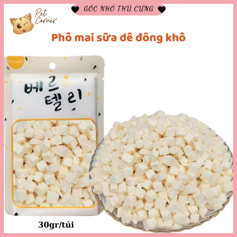 Bánh thưởng phô mai béo ngậy, giàu dinh dưỡng cho thú cưng (Snack cho chó mèo nhiều vị)