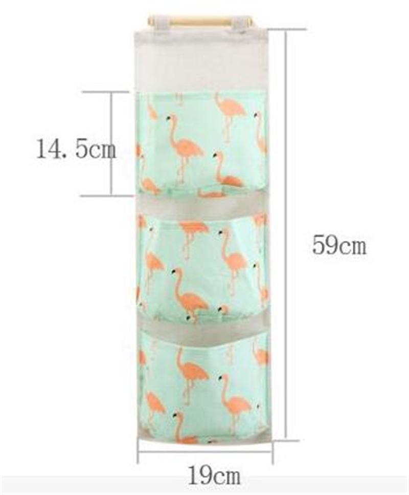Túi Vải Treo Tường 3 Tầng Đựng Đồ Tiện Dụng
