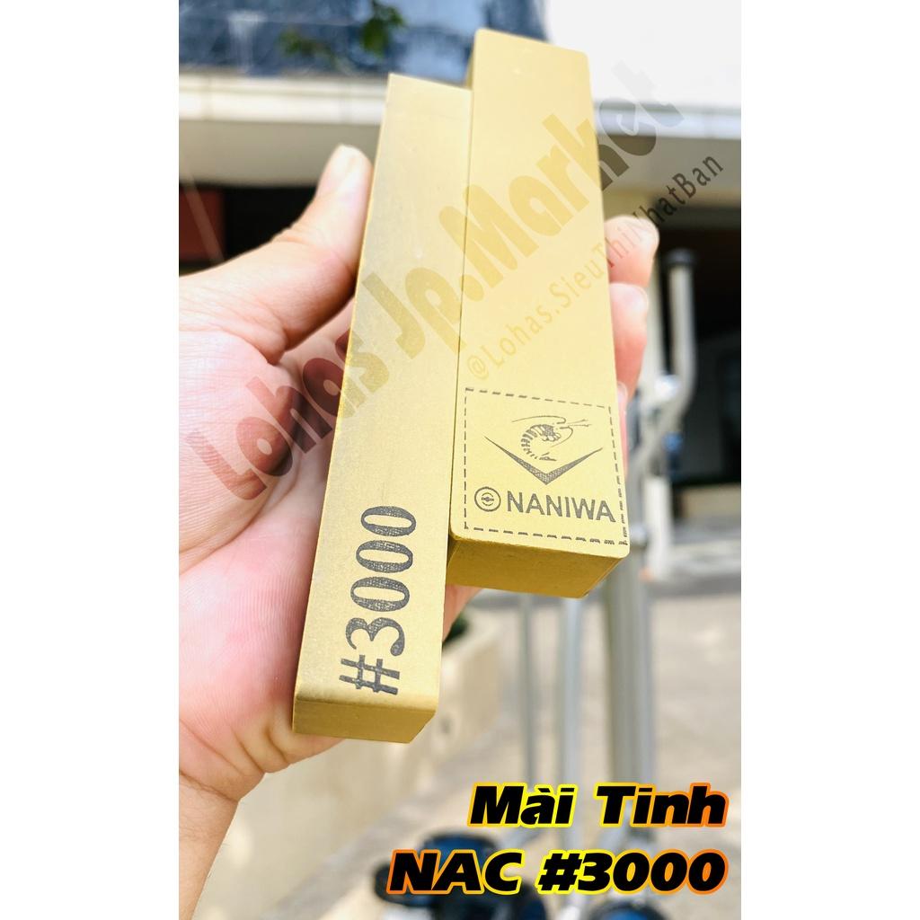 Đá Mài Nhật Bản Naniwa "Mặt Tinh - Mài Siêu Bén " Cỡ Nhỏ NAC: #3000 | Kích Thước 133x28x18mm | Độ Sắc Bén Cao