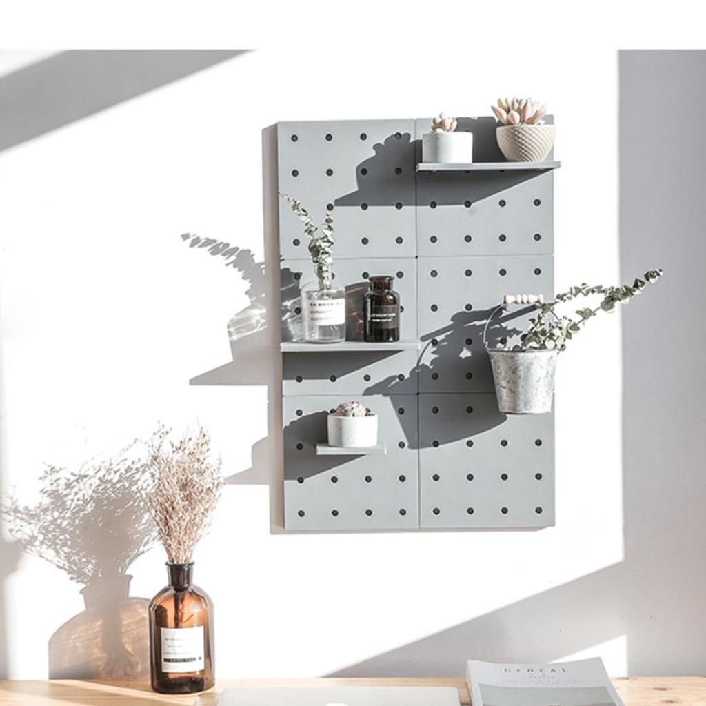 Bảng Pegboard dùng để treo dụng cụ và trang trí tường bằng nhựa thẩm mỹ cao