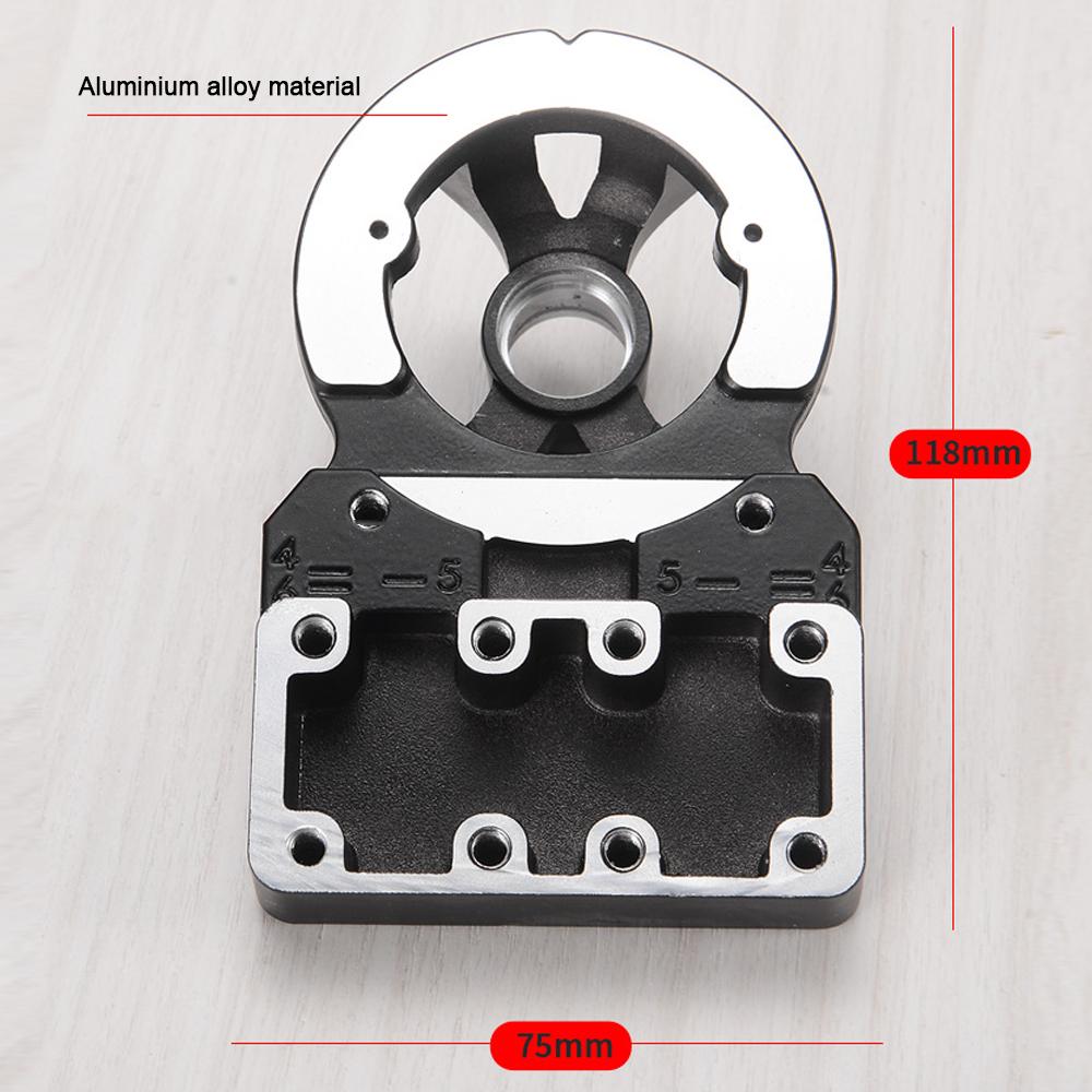 35mm Carpenter Woodworking Hole Opener Hinge Drilling Opener Aluminium Alloy Hole Puncher Hinge Drilling Installation Accessory Tool 15-25mm Clamping Thickness