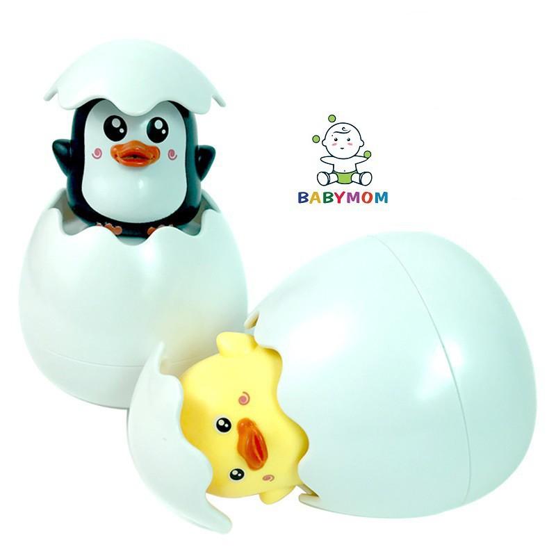 Đồ Chơi Nhà Tắm - Vịt Con - Chim Cánh Cụt Phun Nước Tạo Mưa