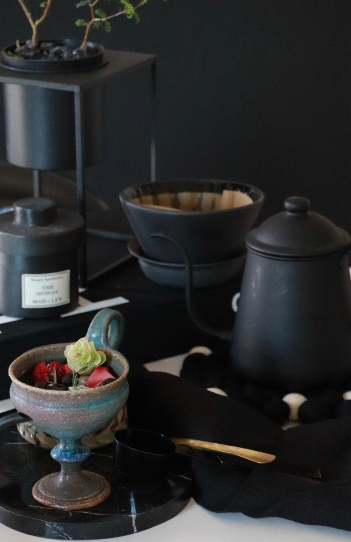 Ấm cổ ngỗng dùng cho bếp từ kèm nhiệt kế Pearl Metal Drip Pot 1.1L hàng nội địa Nhật Bản, nhập khẩu chính hãng