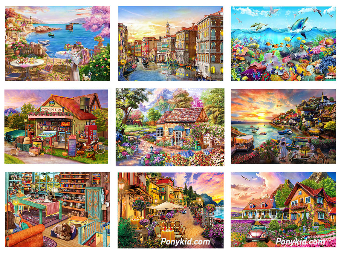 Tranh Ghép Hình 1000 Mảnh Kích Thước 70x50cm/Puzzle 1000 Mảnh Phong Cảnh/Jigsaw Puzzle 1000 Pieces/Tranh Xếp Hình 1000 Mảnh Phong Cảnh/Bộ Tranh Ghép Xếp Hình 1000 Pcs Jigsaw Puzzle/Tranh Ghép Hình Cho Người Lớn và Trẻ em