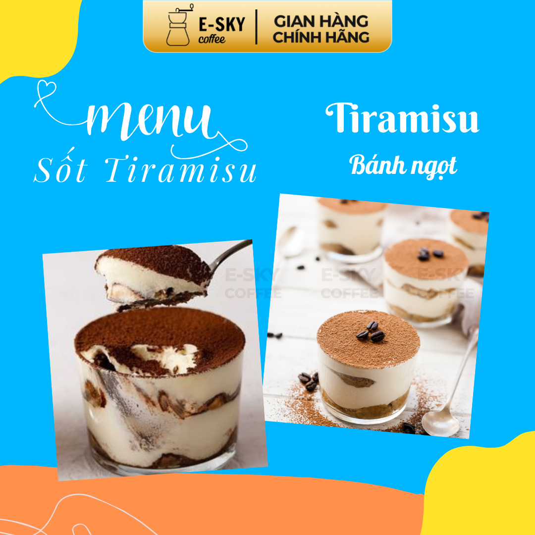 Sốt Tiramisu Pomona Tiramisu Sauce Nguyên Liệu Pha Chế Cà Phê Trà Sữa Hàn Quốc Chai 1.9kg