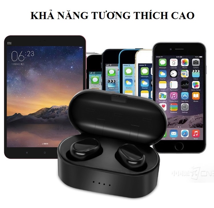 Tai Nghe Nhét Tai TWS-M9 Công Nghệ Bluetooth ,Thiết kế Nhỏ Gọn, Thời Thượng Kèm Hộp Sạc Tiện Lợi