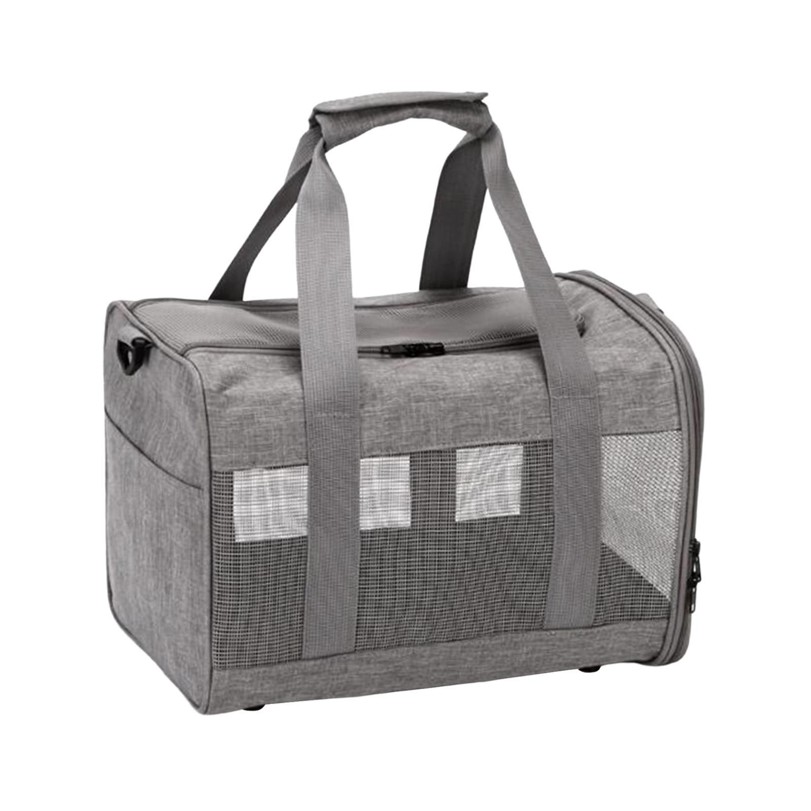 Soft Sided Pet Carrier Cat Carrier Bag Shoulder Bag Ventilated Foldable Carry Bag for Small Dogs for Small Animals Small Medium Cats