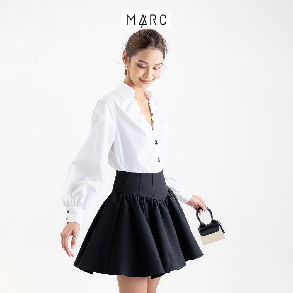 Váy nữ MARC FASHION mini rã hông xếp li FAST110822