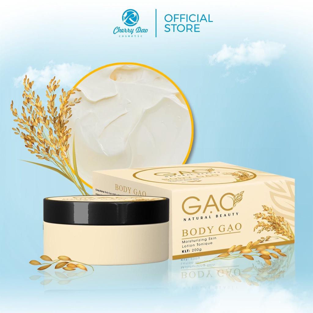 Kem Body trắng da Gạo NATURAL BEAUTY Dưỡng trắng da toàn thân