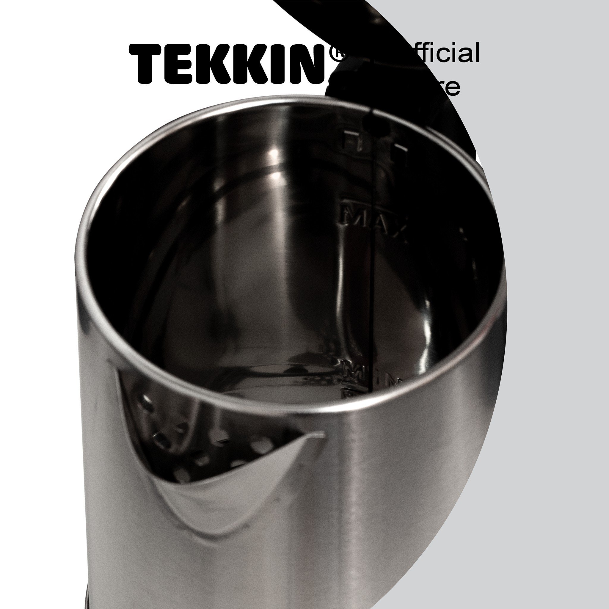 Ấm siêu tốc inox tự ngắt TEKKIN TI-2848 dung tích lớn 2.3L (dung tích sử dụng 1.8L) 1500W bảo hành 12 tháng - hàng nhập khẩu