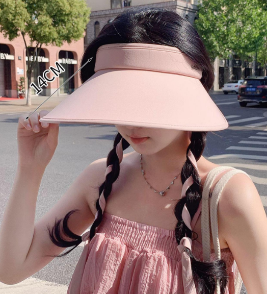 Mũ rộng vành chống nắng có lót trong chống tia cực tím cao cấp, nón nữ rộng vành nửa đầu thời trang
