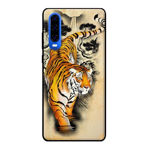 Ốp lưng in cho Huawei P30 mẫu Hổ - Hàng chính hãng