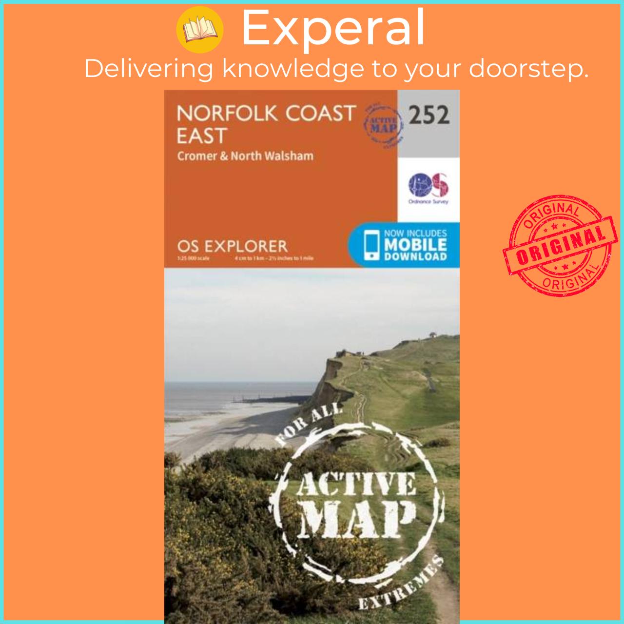 Hình ảnh Sách - Norfolk Coast East by Ordnance Survey (UK edition, paperback)