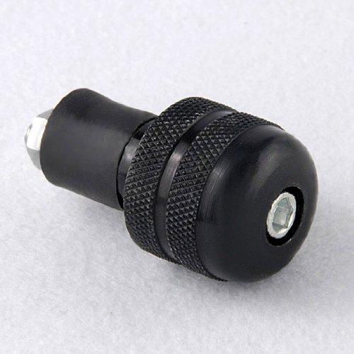 Black Universal Motorcycle Double Bar End for Handlebar 7/8" 22mm