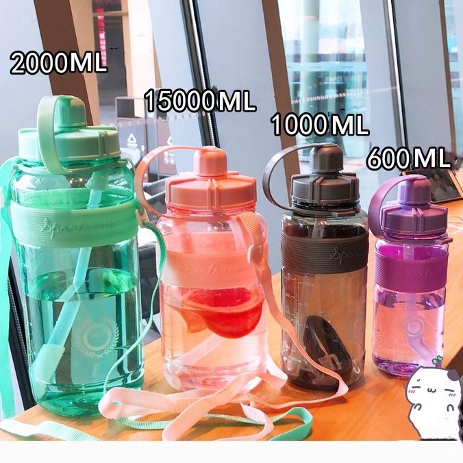 1.5L/2L Water Bottle Large Capacity BPA Free Bottles Sports Drinking Bottle Outdoor Portable Kettle