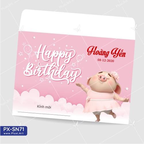 Thiệp thôi nôi – sinh nhật theo yêu cầu Pluxi PX_SN71