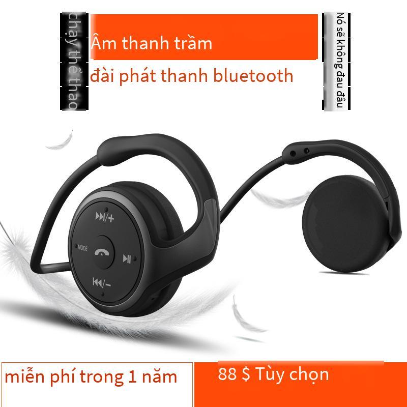 Tai nghe bluetooth không dây âm thanh nổi AX-698 phong cách mới nhất có thể được lắp vào thẻ tai nghe nhạc thể thao