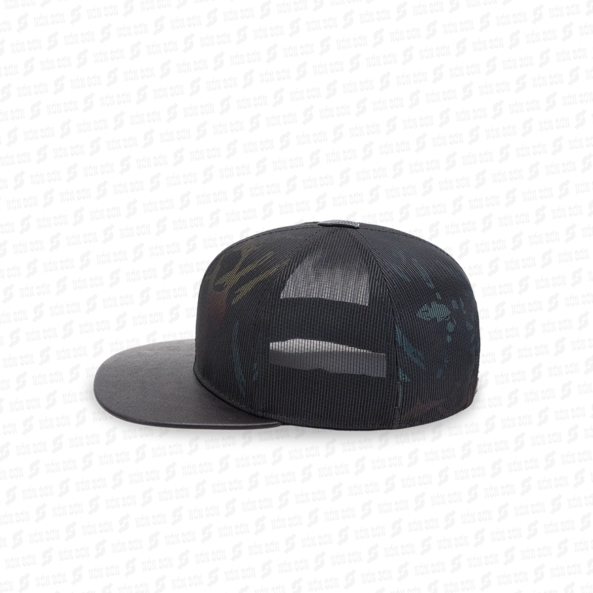 Mũ snapback hiphop NÓN SƠN hoa văn ngẫu nhiên MC210AK-ĐN1HV