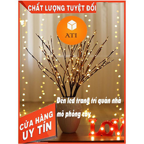 Đèn led trang trí hình nhánh cây khô cho phòng ngủ,phòng khách, quán