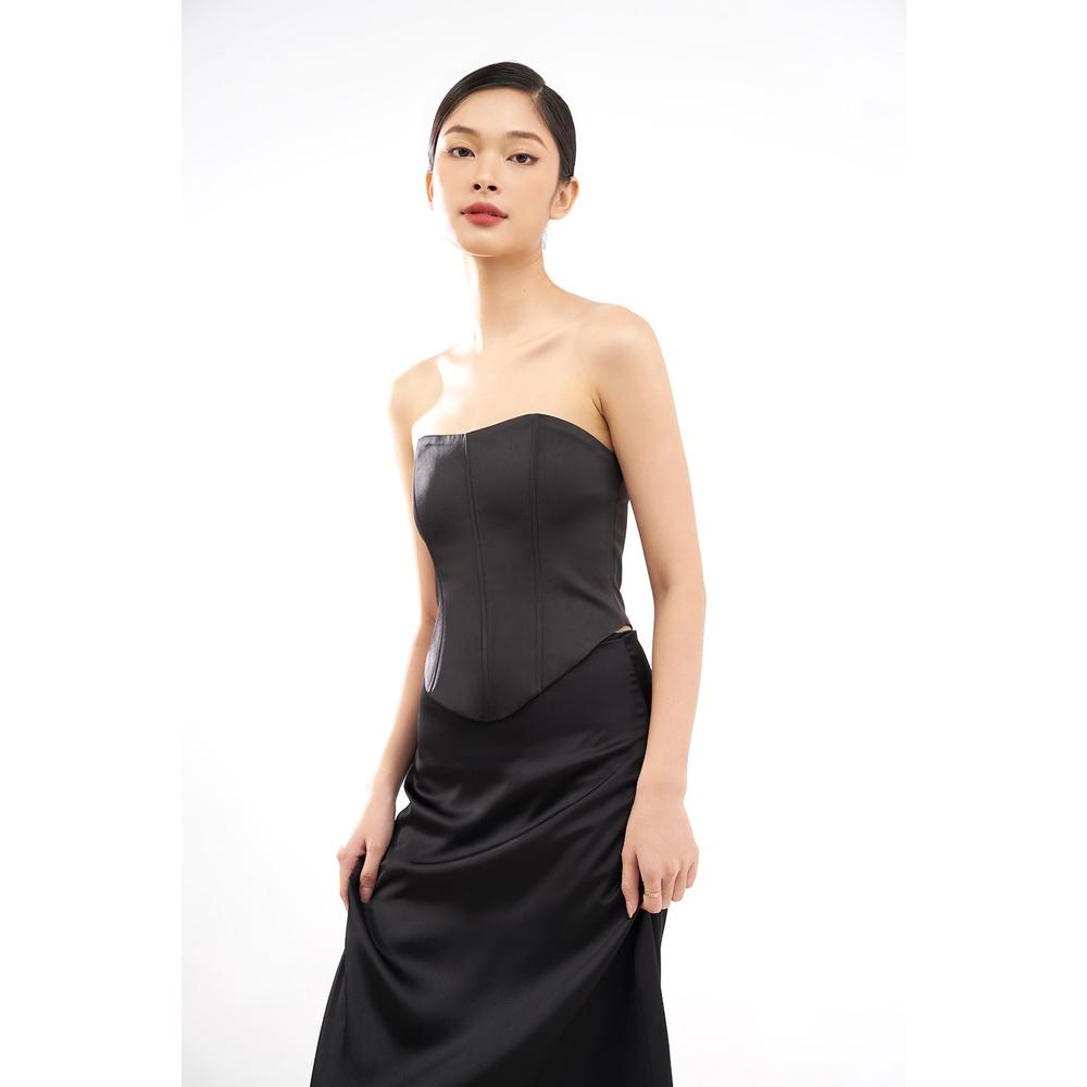 DOTTIE - Áo corset vải lụa nữ T0595
