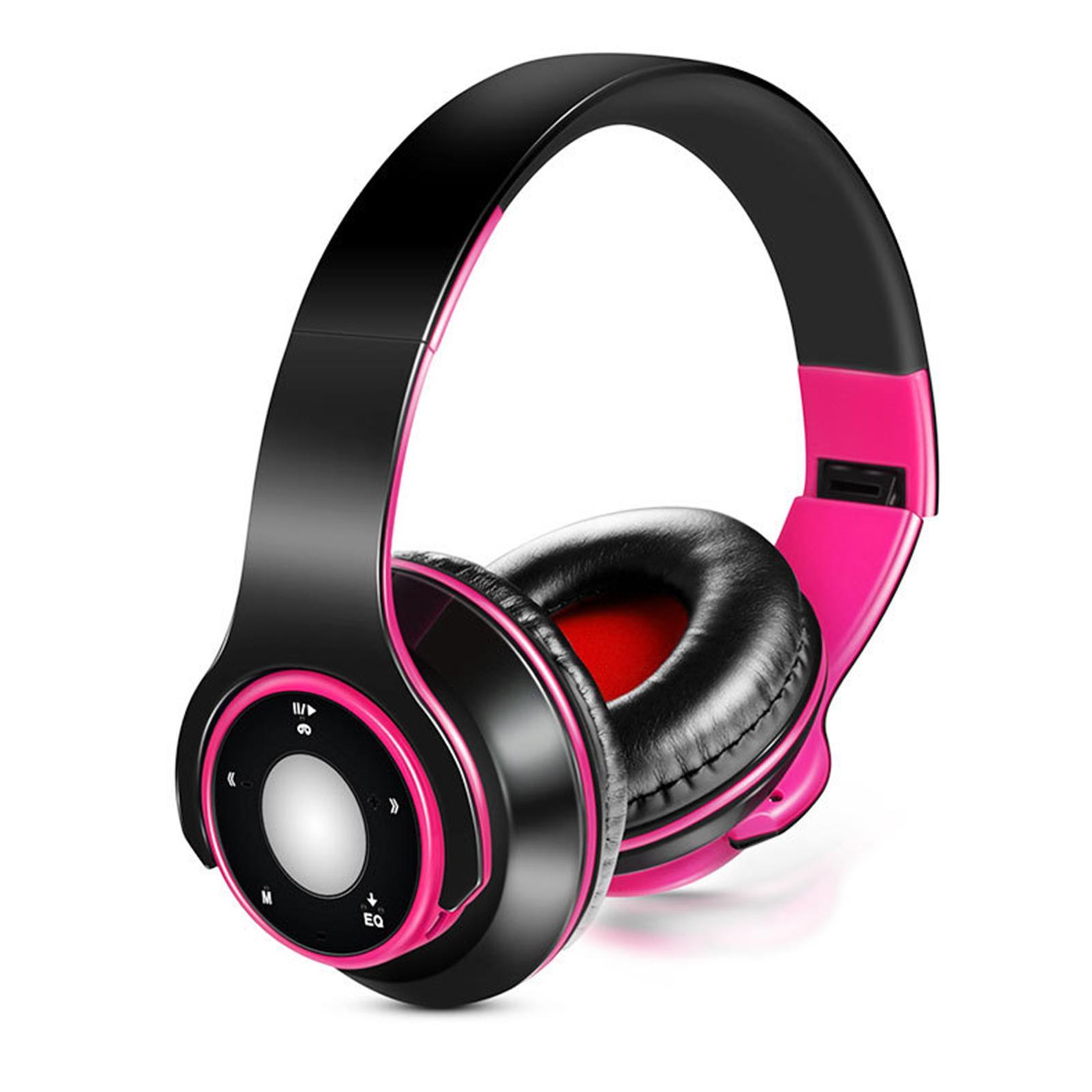 Bluetooth Headset Foldable Adjustable Over Ear Cosy Earpads for Teens