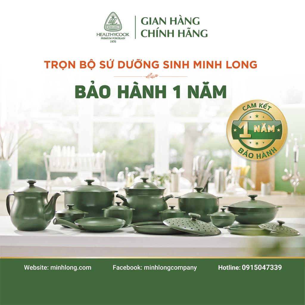 Nồi Sứ Dưỡng Sinh Minh Long Healthy Cook Vesta 2.0 L - Dùng Cho Bếp Từ