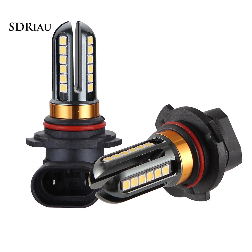 2 Đèn Pha 9005 9006 360 Độ Siêu Sáng Cho Xe Hơi