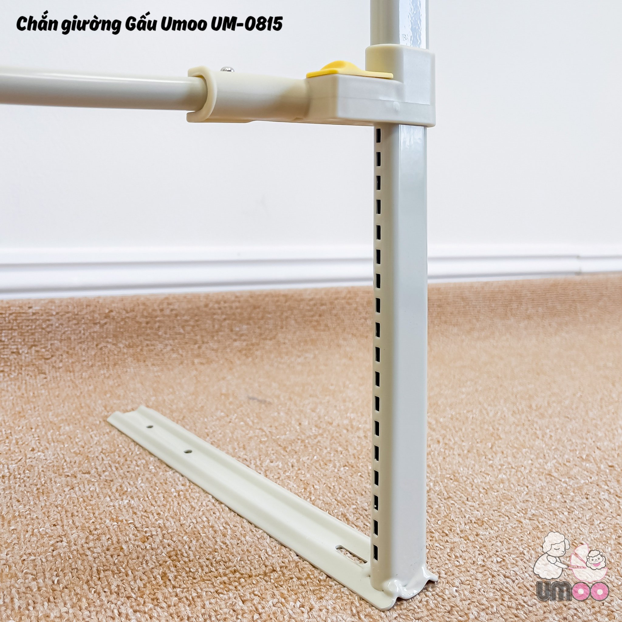 Thanh chắn giường cho Bé- Mẫu mới nhất- 2.0m- Màu Xanh