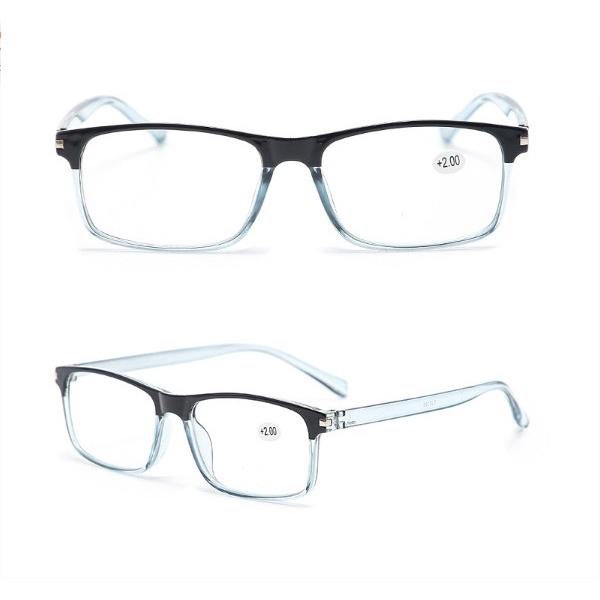 Kính lão thị viễn thị từ +100 đến +400 nam nữ sẵn độ tròng Nhật gia công chuẩn độ UNIQUIKV85BLUE