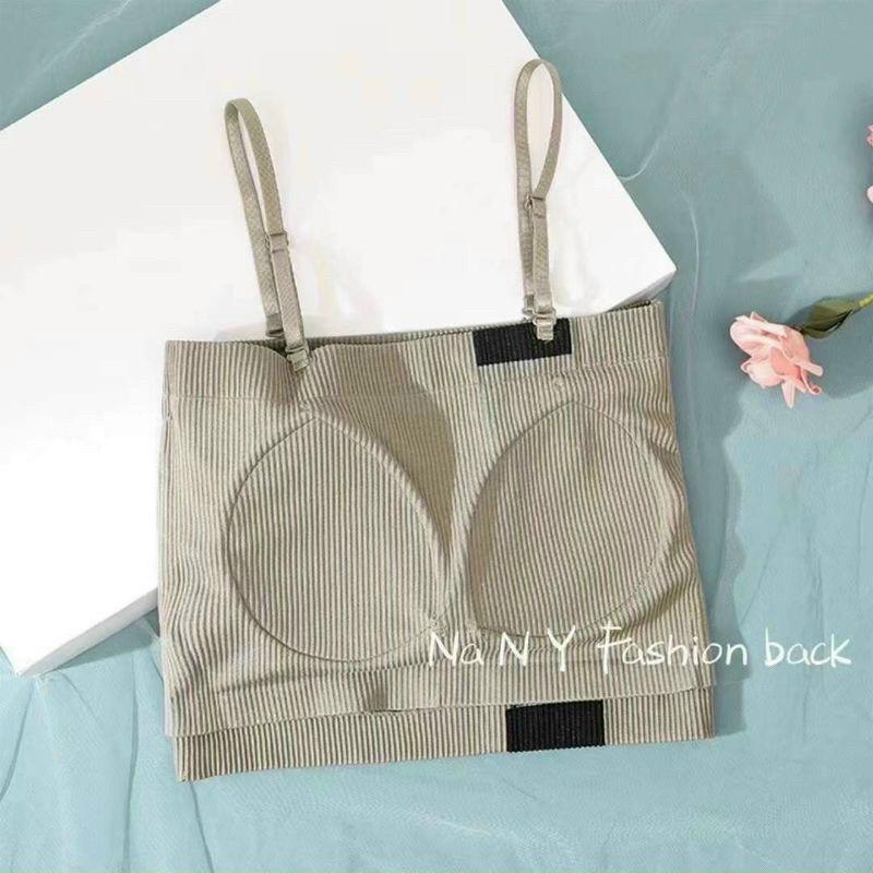 Áo Bra 2 dây ôm ngực dáng croptop - Áo Ống kiểu hai dây mẫu mới 2022