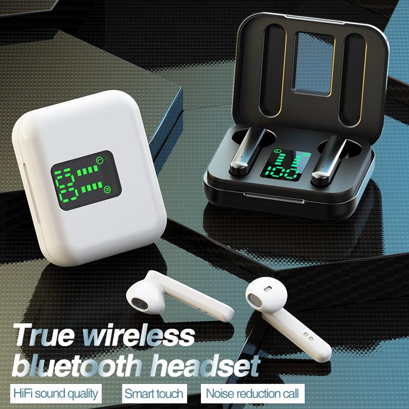 TWS Bluetooth Tai Nghe Không Dây HD-Tai Bass Sâu Tai Nghe Nhét Tai Thật Không Dây Âm Thanh Stereo Microphone Thể Thao Tai Nghe Nhét Tai