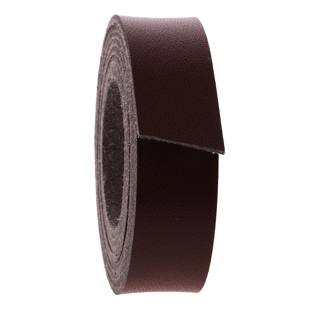 2x 2 Meters Long DIY Craft Leather Bracelet 15mm Wide Black