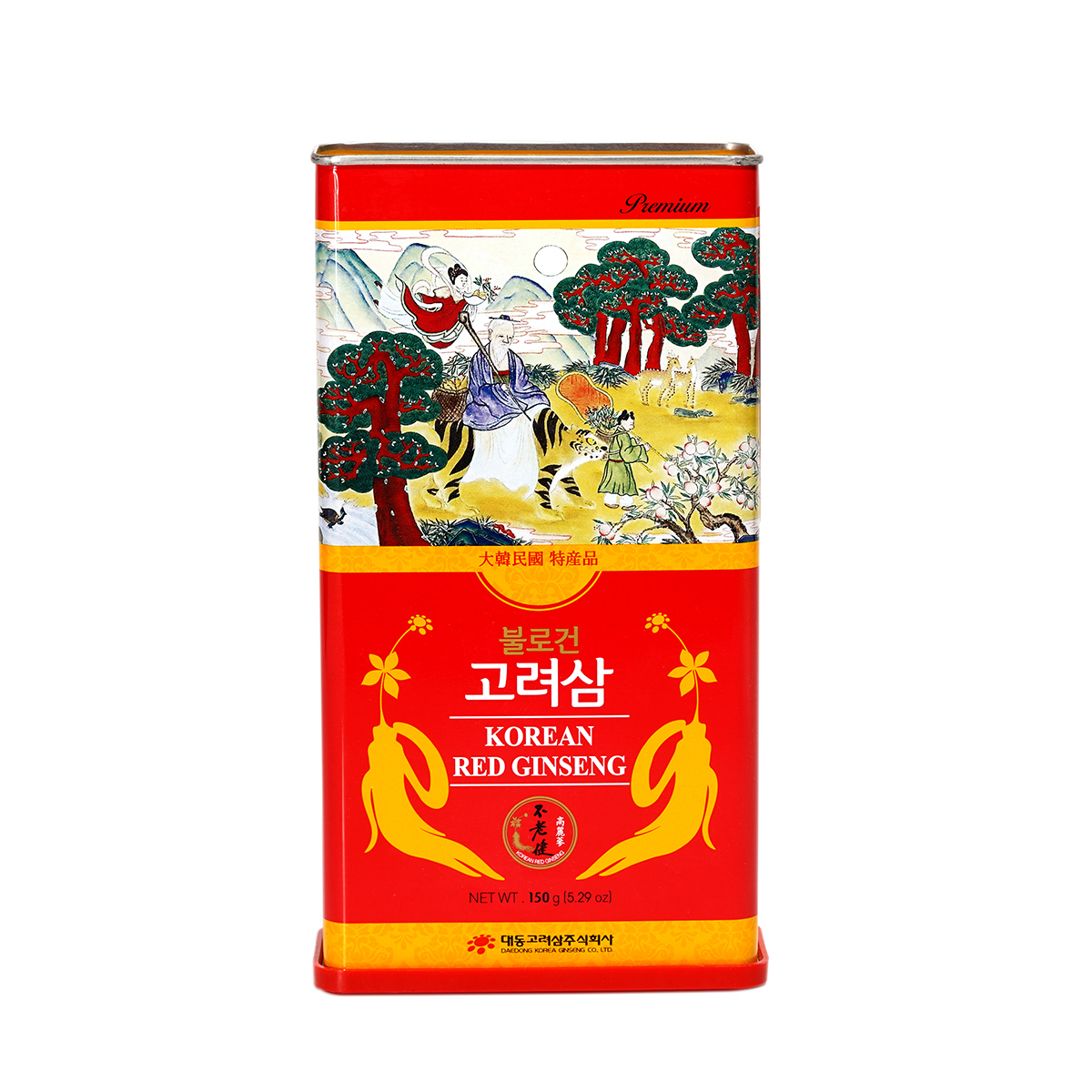 Hồng sâm củ khô 150gram Daedong Korea Ginseng (Premium 16-25 củ)